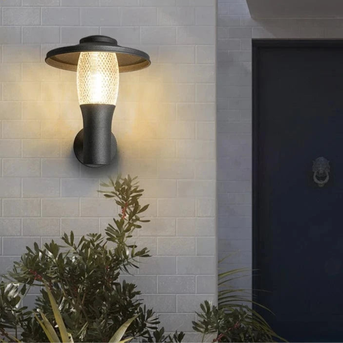 Verthara Outdoor Waterproof LED Wall Light – Modern Garden Wall Lantern with IP65 Rating for Villas and Balconies