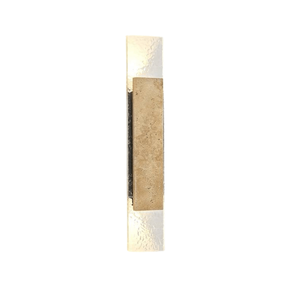 Verthara Outdoor Waterproof LED Wall Lights with Natural Stone Design – 18W Exterior Wall Lantern for Patios and Porches outdoor / 52CM