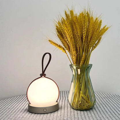 Verthara Portable LED Solar Camping Lamp – Cordless, Rechargeable, Indoor/Outdoor Use, Modern Design, Energy-Efficient Lighting