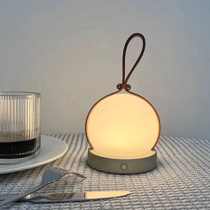 Verthara Portable LED Solar Camping Lamp – Cordless, Rechargeable, Indoor/Outdoor Use, Modern Design, Energy-Efficient Lighting