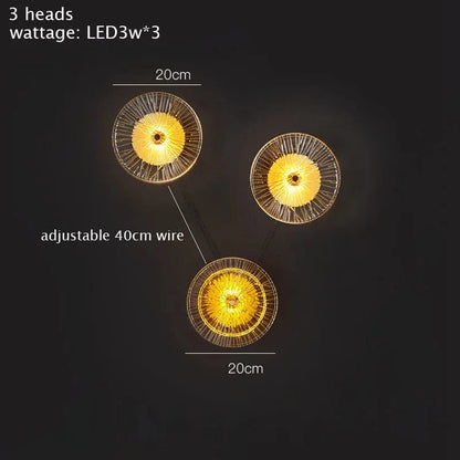 Verthara Postmodern Glass Wall Sconce Lighting for Living Room and Aisle – Elegant Wall Lamp Fixture