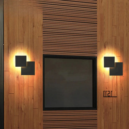 Verthara Premium 360° Rotating Square Outdoor Wall Light