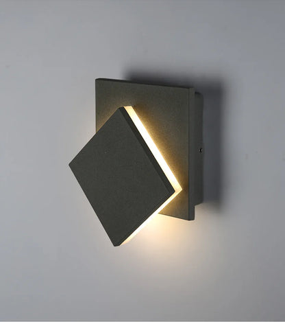 Verthara Premium 360° Rotating Square Outdoor Wall Light