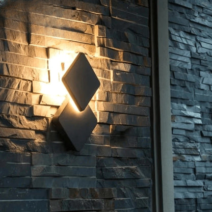 Verthara Premium 360° Rotating Square Outdoor Wall Light