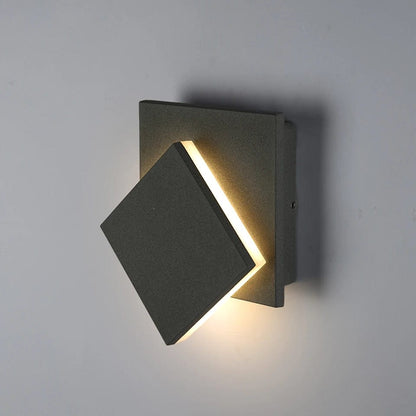 Verthara Premium 360° Rotating Square Outdoor Wall Light
