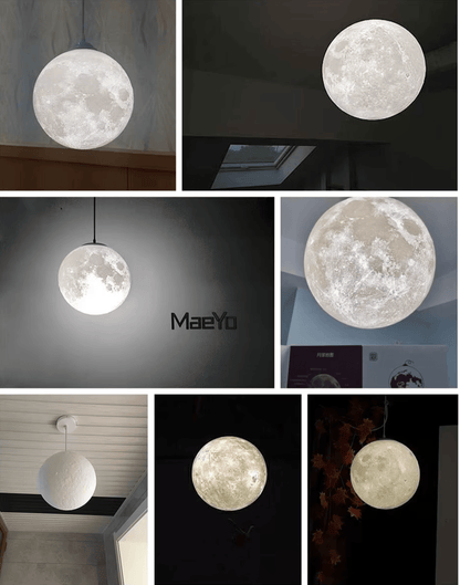 Verthara Premium 3D Moon Medal LED Pendant Light