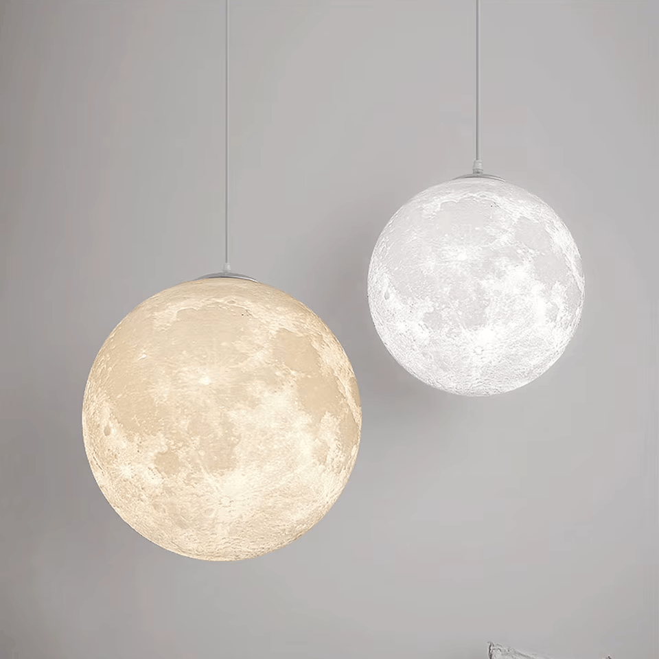 Verthara Premium 3D Moon Medal LED Pendant Light