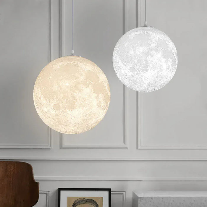 Verthara Premium 3D Moon Medal LED Pendant Light