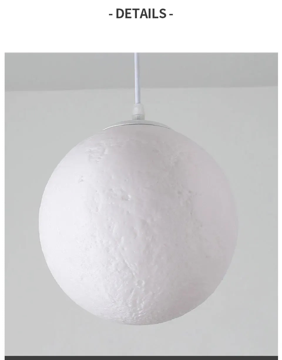 Verthara Premium 3D Moon Medal LED Pendant Light