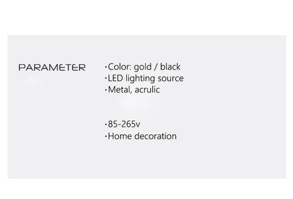 Verthara Premium Acrylic Mirror Wall Sconce
