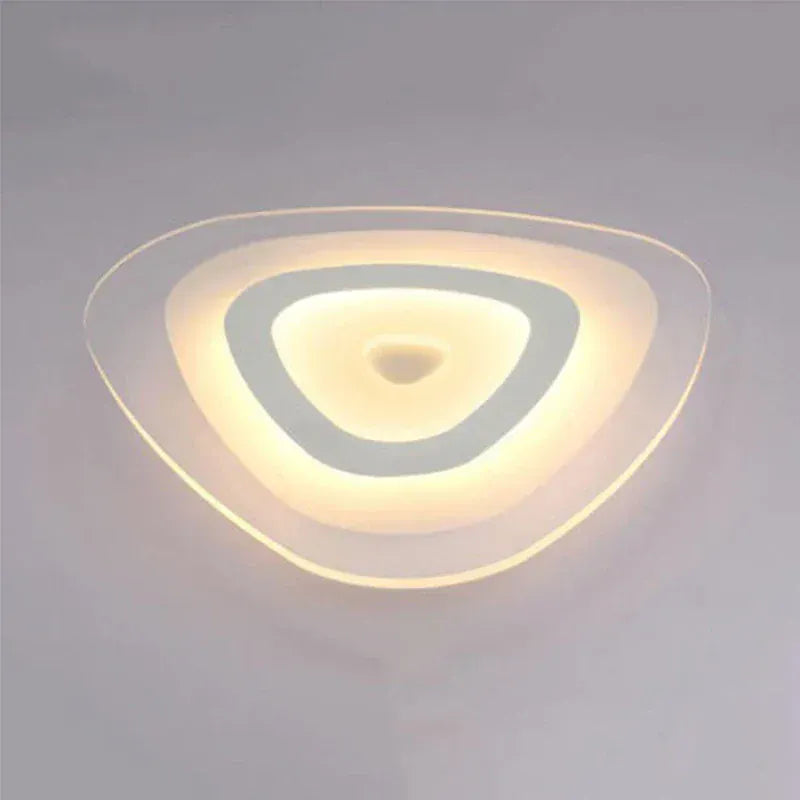 Verthara Premium Acrylic Triangle LED Ceiling Light Dimmable Flush Mount