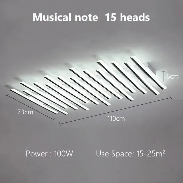 Verthara Premium Fishbone Acrylic LED Ceiling Light