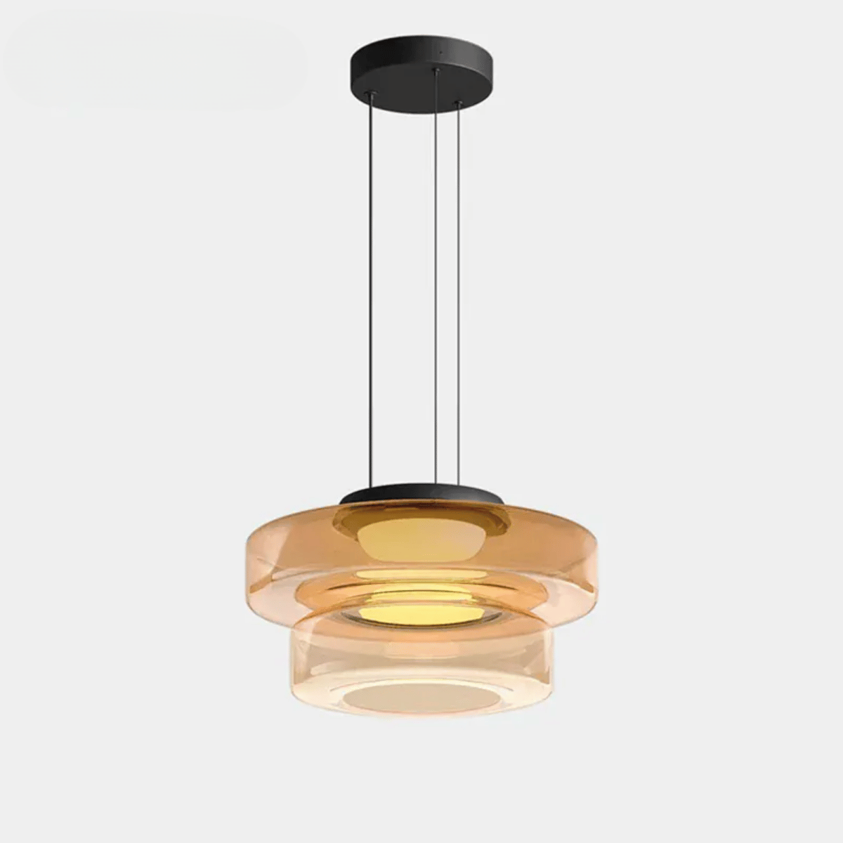 Verthara Premium Adjustable LED Glass Pendant Light for Kitchen Island – Modern Pendant Lighting with Energy Efficient Illumination