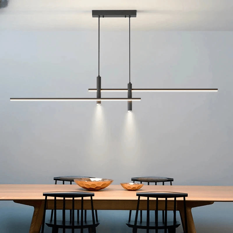 Verthara Premium Adjustable Linear Pendant Chandelier