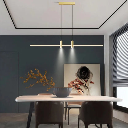Verthara Premium Adjustable Linear Pendant Chandelier