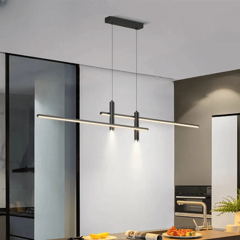 Verthara Premium Adjustable Linear Pendant Chandelier