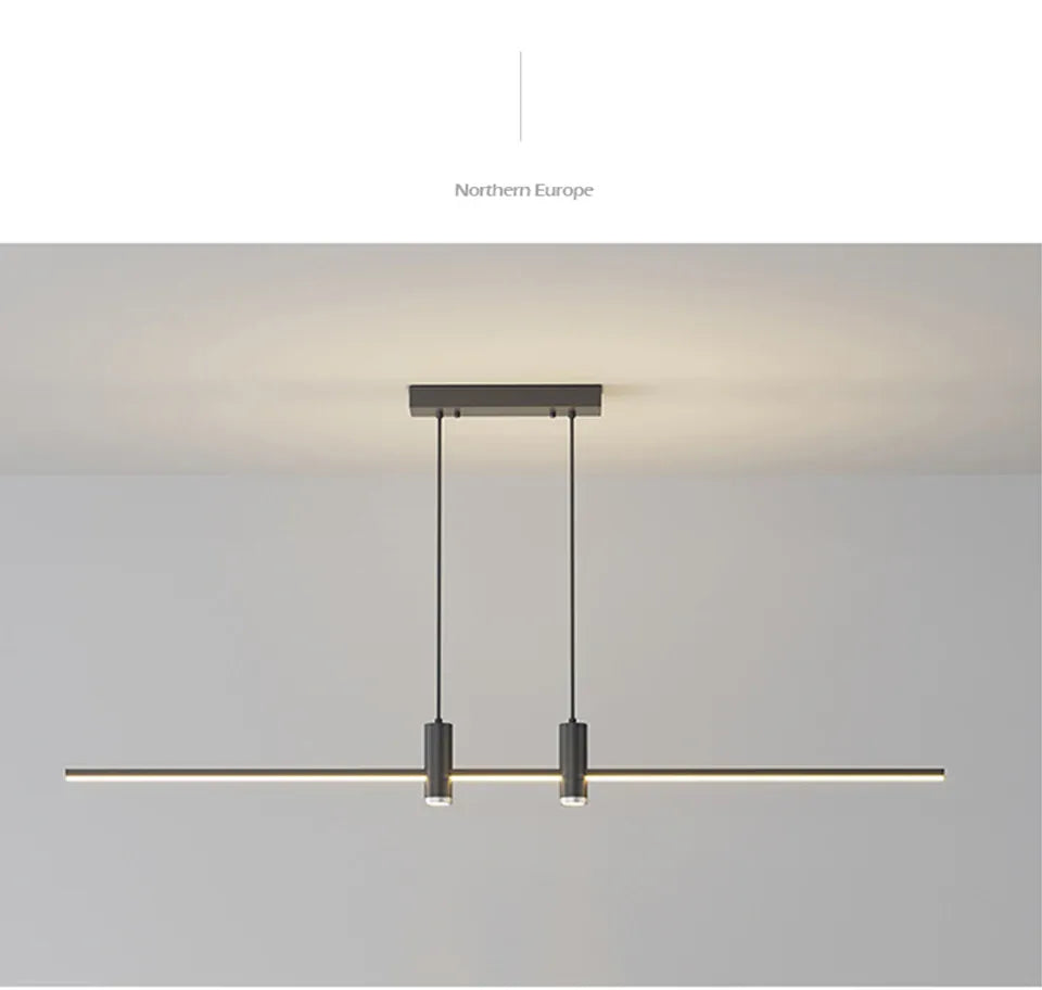 Verthara Premium Adjustable Linear Pendant Chandelier