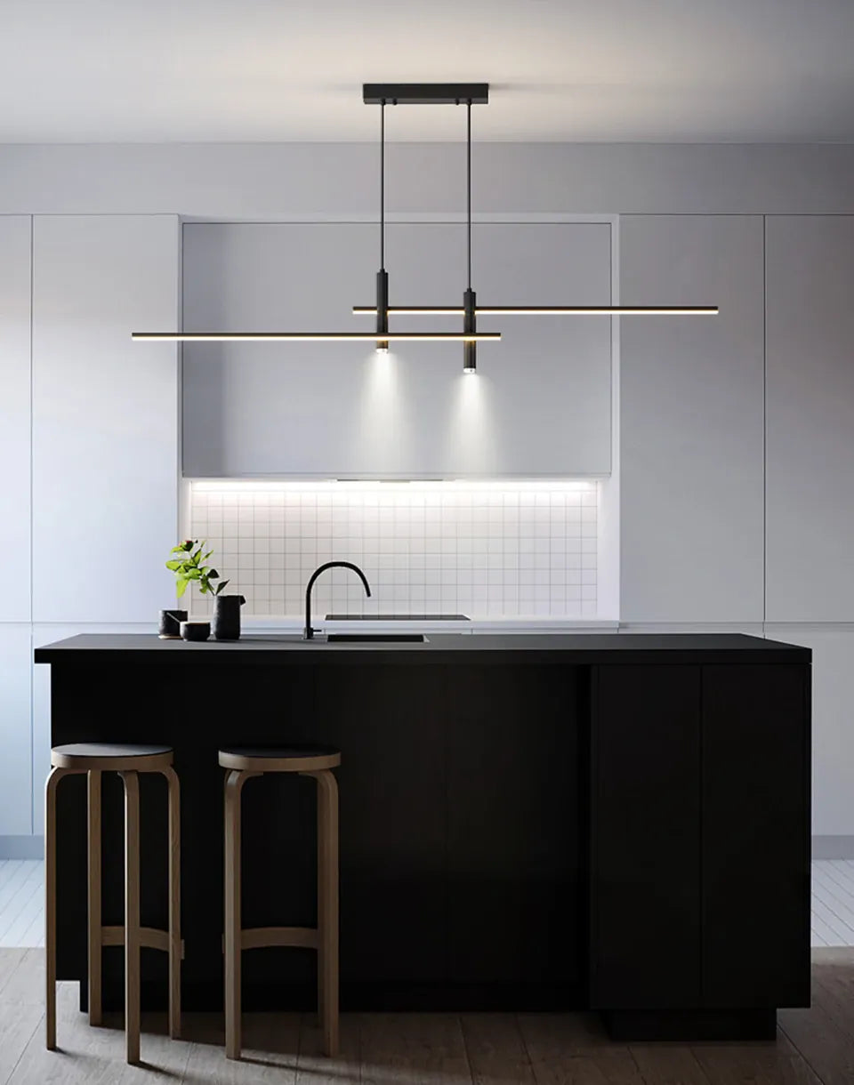 Verthara Premium Adjustable Linear Pendant Chandelier