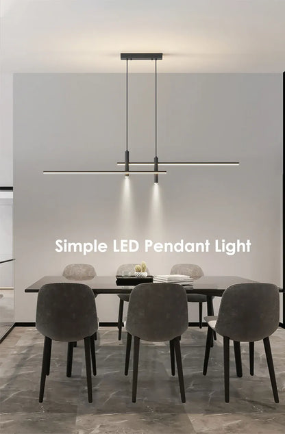 Verthara Premium Adjustable Linear Pendant Chandelier