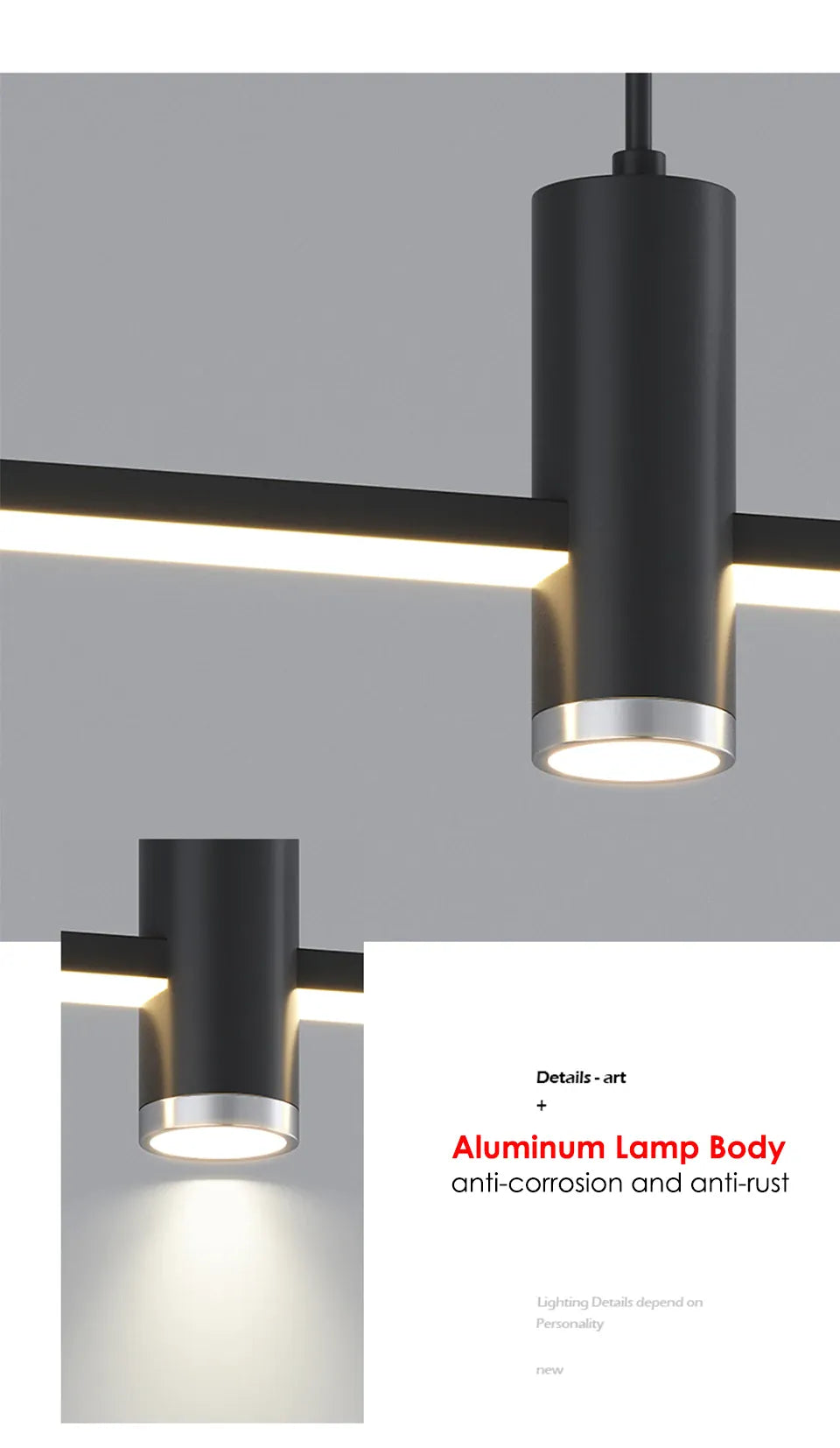 Verthara Premium Adjustable Linear Pendant Chandelier