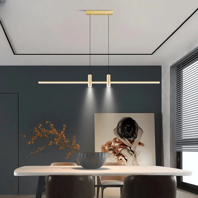 Verthara Premium Adjustable Linear Pendant Chandelier