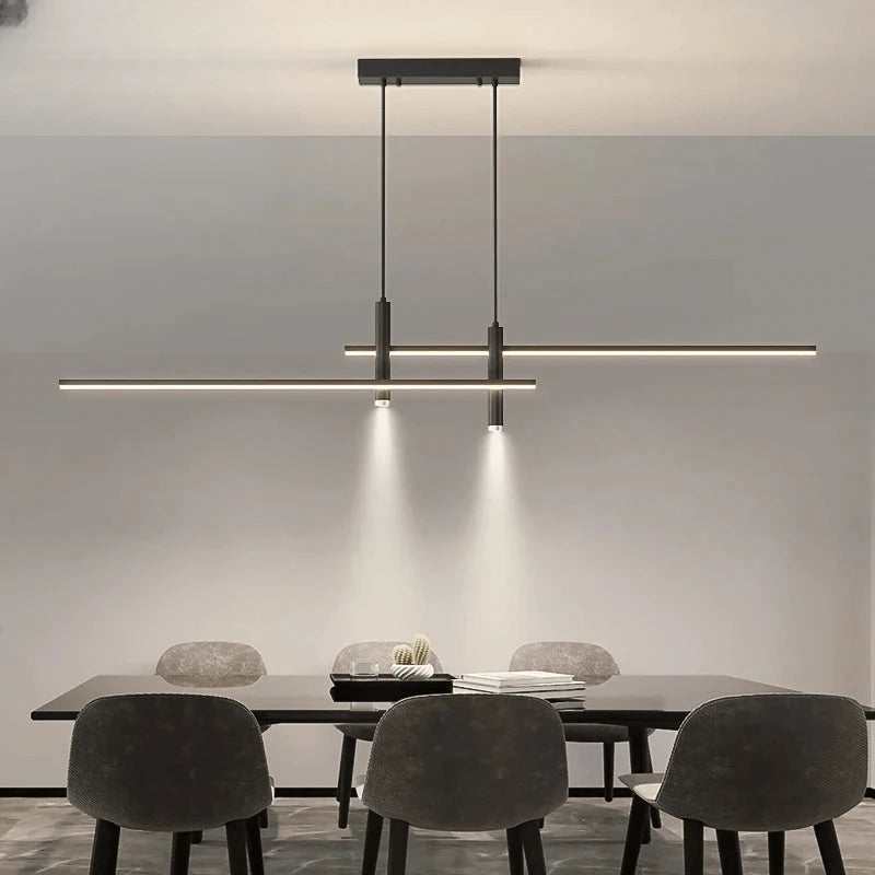 Verthara Premium Adjustable Linear Pendant Chandelier