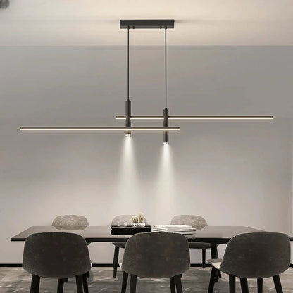 Verthara Premium Adjustable Linear Pendant Chandelier