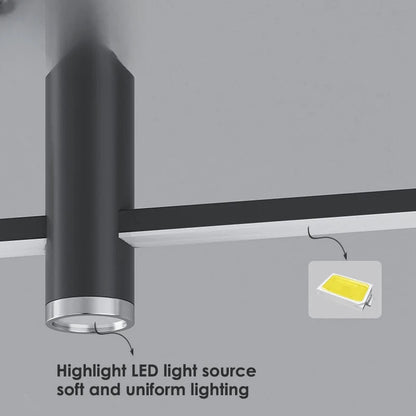 Verthara Premium Adjustable Linear Pendant Chandelier