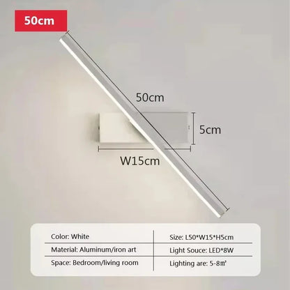 Verthara Premium Adjustable Rotating Wall Sconce White 50cm / Cool White(5500-7000K)