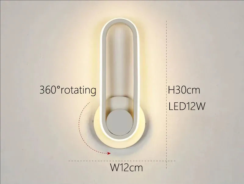 Verthara Premium Adjustable Rotating Wall Sconce B white 30cm / Cool White(5500-7000K)