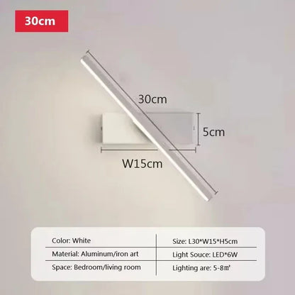 Verthara Premium Adjustable Rotating Wall Sconce White 30cm / Cool White(5500-7000K)
