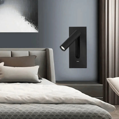 Verthara Premium Adjustable USB Bedside Reading Wall Sconce