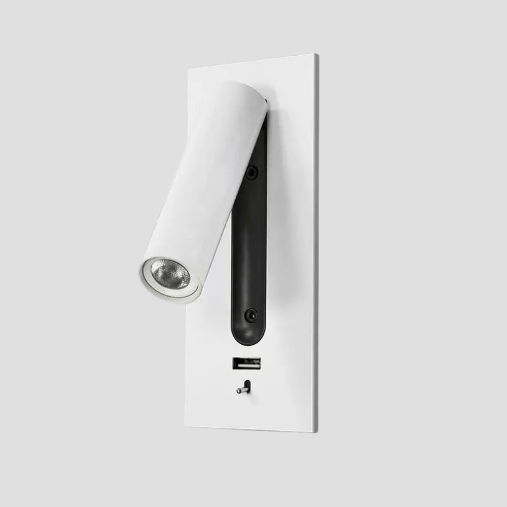 Verthara Premium Adjustable USB Bedside Reading Wall Sconce