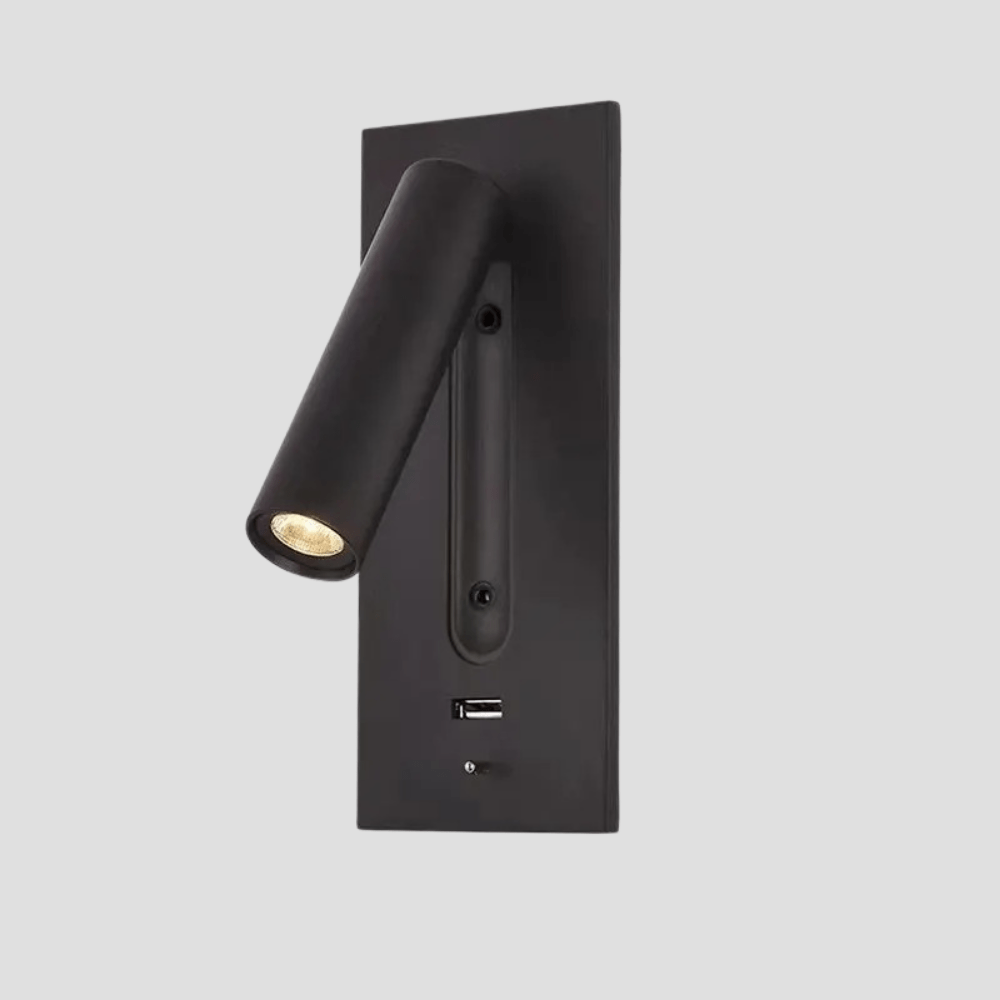 Verthara Premium Adjustable USB Bedside Reading Wall Sconce