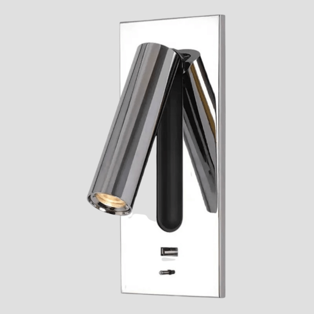 Verthara Premium Adjustable USB Bedside Reading Wall Sconce