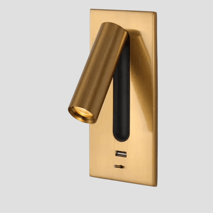 Verthara Premium Adjustable USB Bedside Reading Wall Sconce