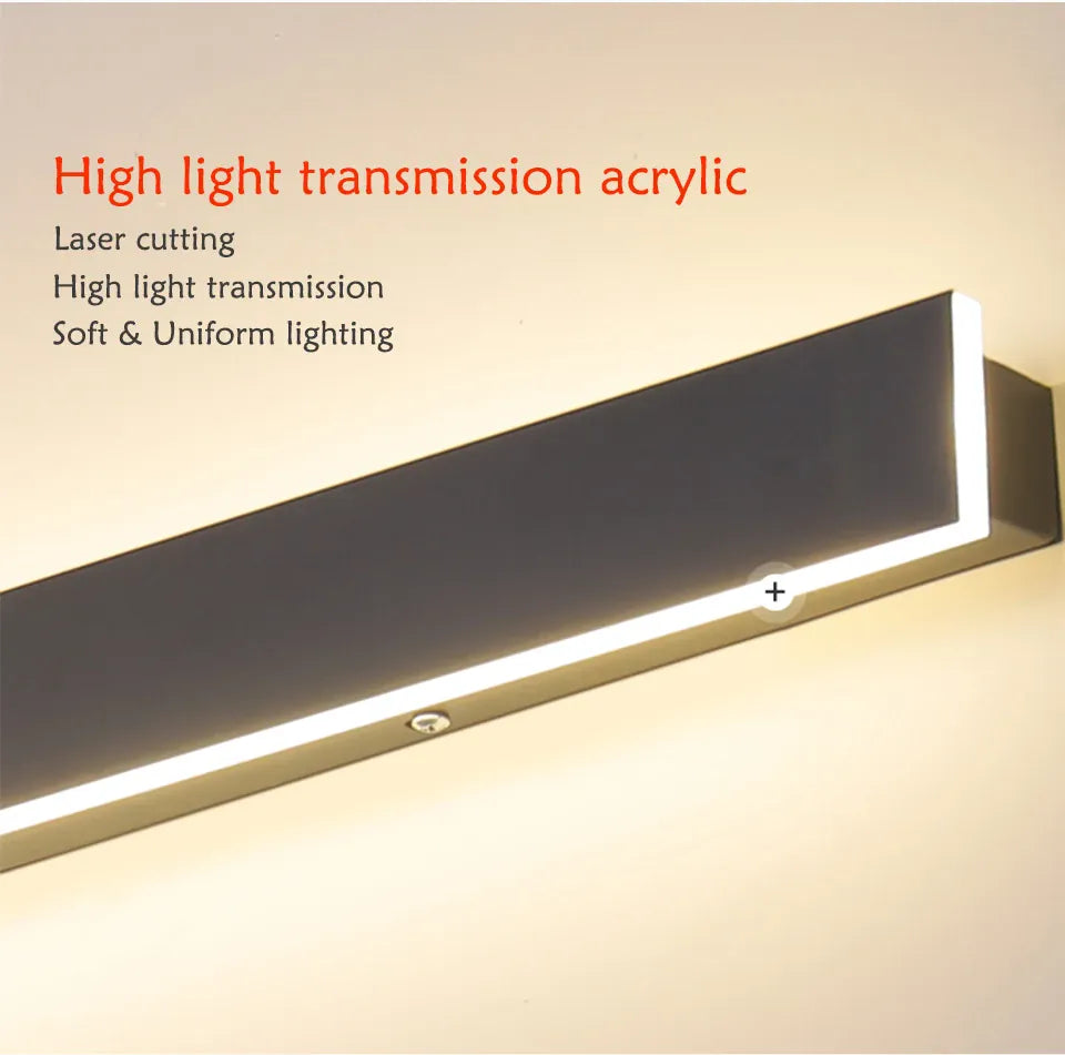 Verthara Premium Aluminium Linear LED Outdoor Wall Light - Backlit Wall Light