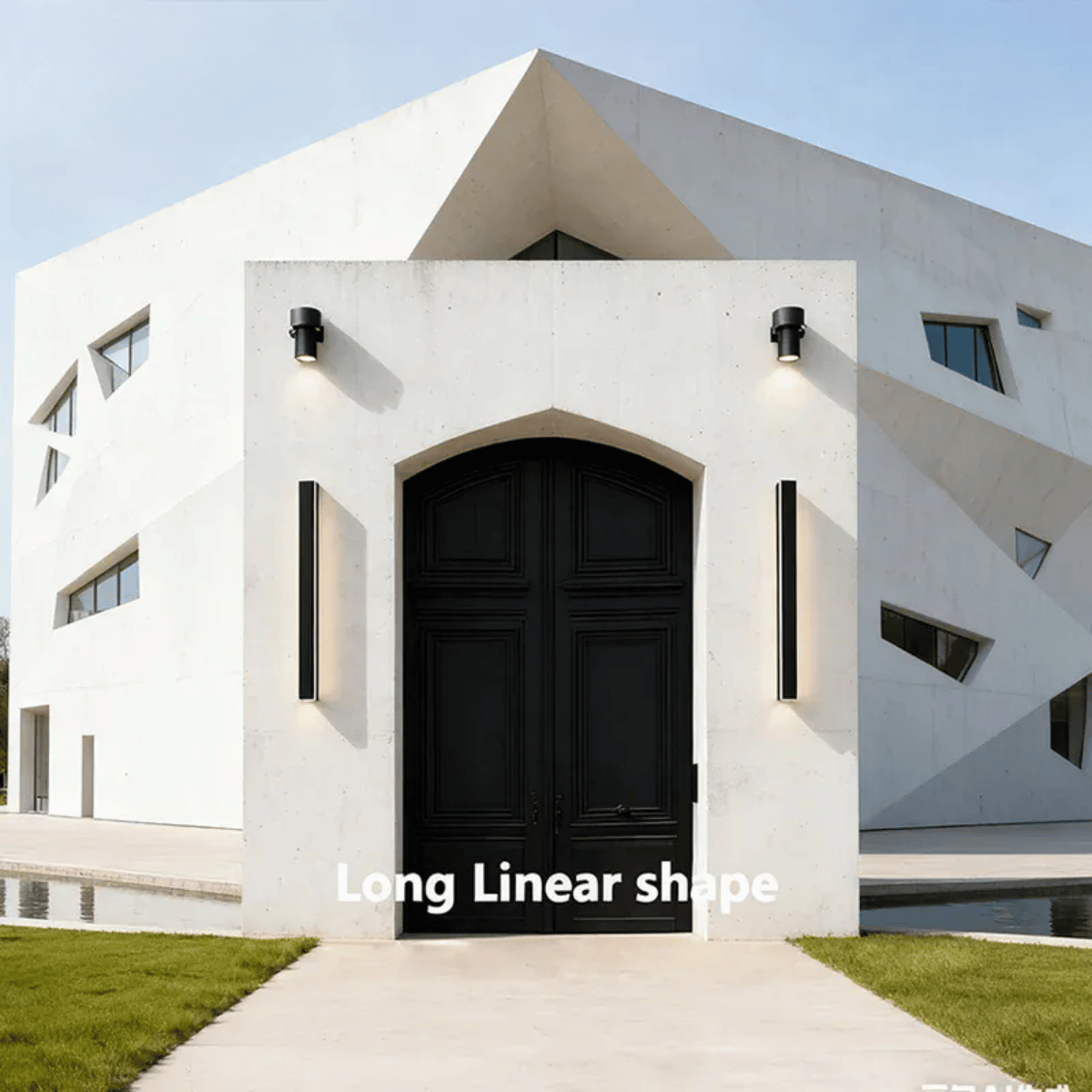 Verthara Premium Aluminium Linear LED Outdoor Wall Light - Backlit Wall Light