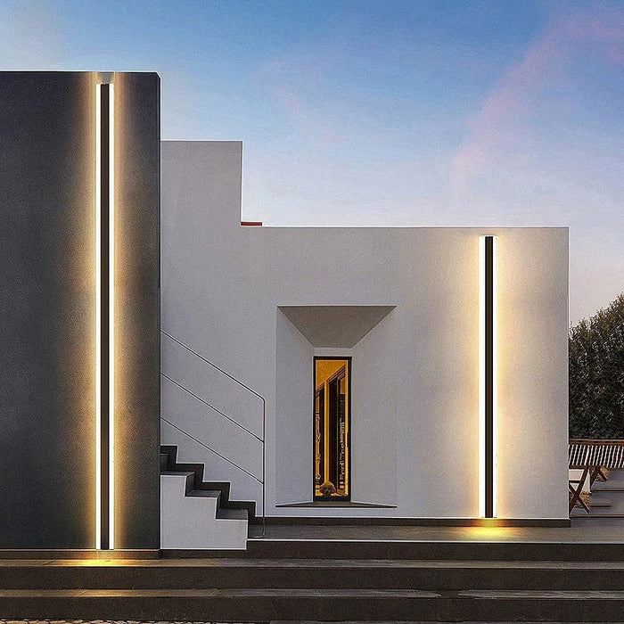 Verthara Premium Aluminium Linear LED Outdoor Wall Light - Backlit Wall Light