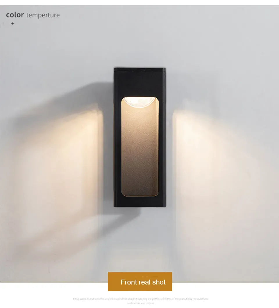Verthara Premium Aluminium Outdoor Garden Wall Sconce