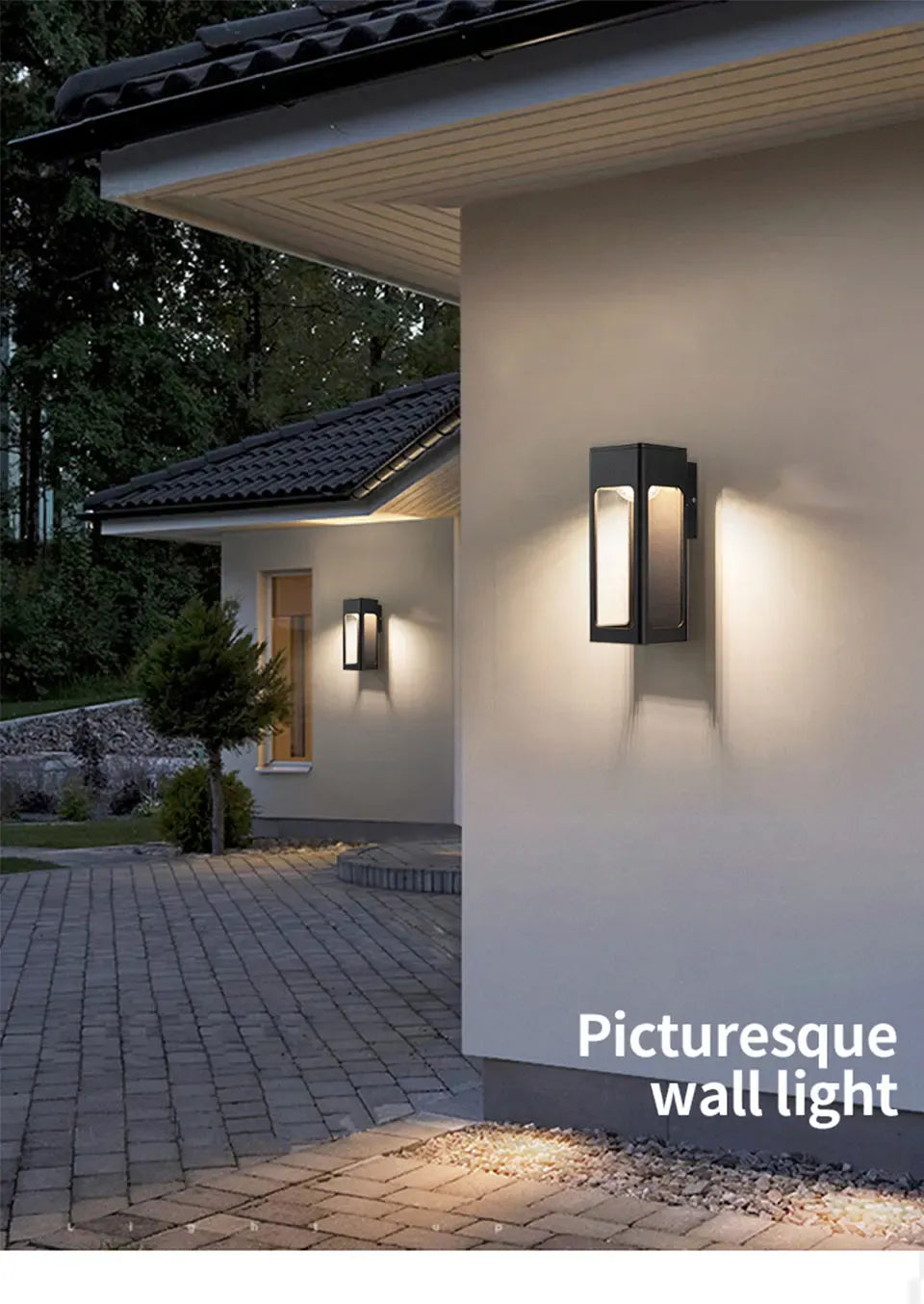 Verthara Premium Aluminium Outdoor Garden Wall Sconce