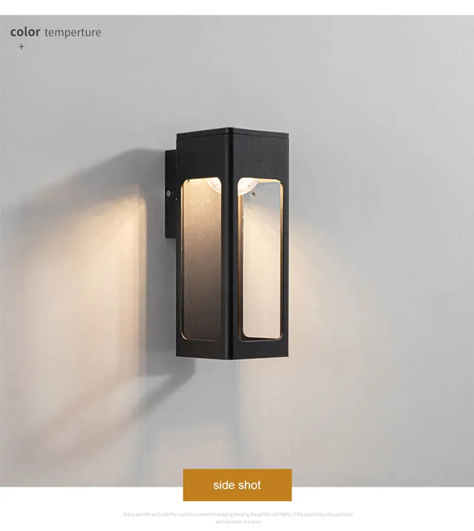 Verthara Premium Aluminium Outdoor Garden Wall Sconce