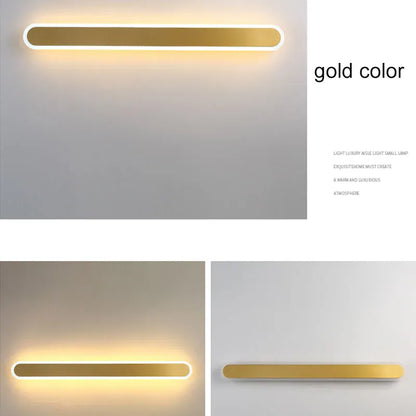 Verthara Premium Aluminium Outdoor LED Wall Light 30x8cm / Gold color