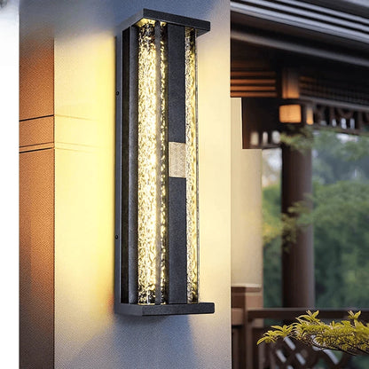 Verthara Premium Asian-Inspired Stainless Steel Outdoor Sconce