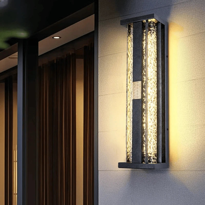 Verthara Premium Asian-Inspired Stainless Steel Outdoor Sconce