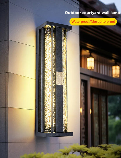 Verthara Premium Asian-Inspired Stainless Steel Outdoor Sconce