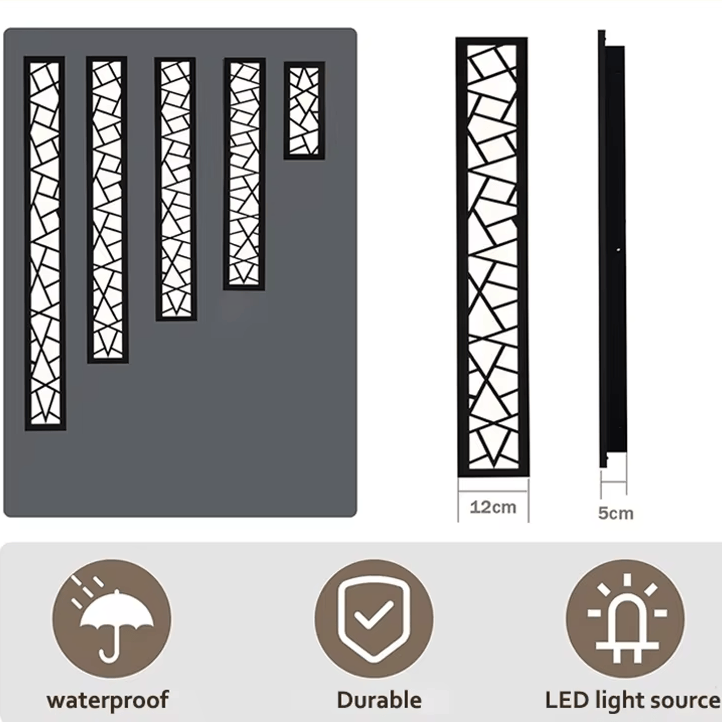 Verthara Premium Bird's Nest Outdoor Wall Sconce L30xW12