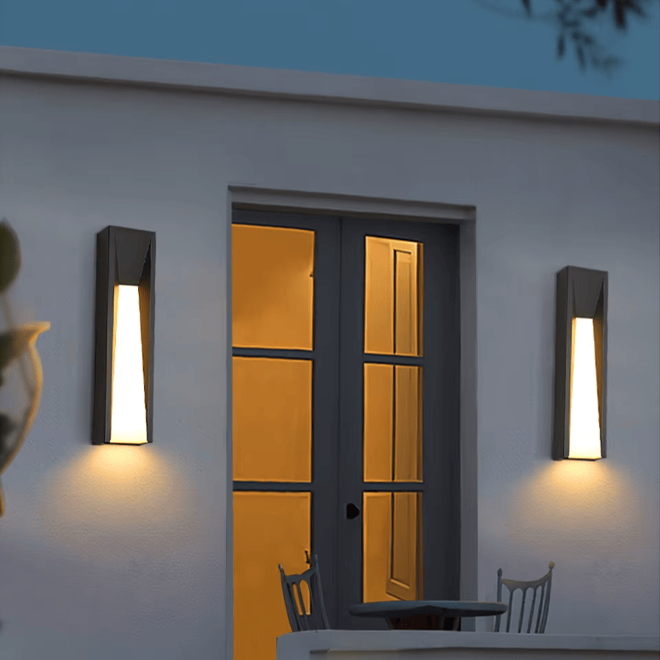 Verthara Premium Black Exterior Porch Wall Light