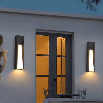 Verthara Premium Black Exterior Porch Wall Light