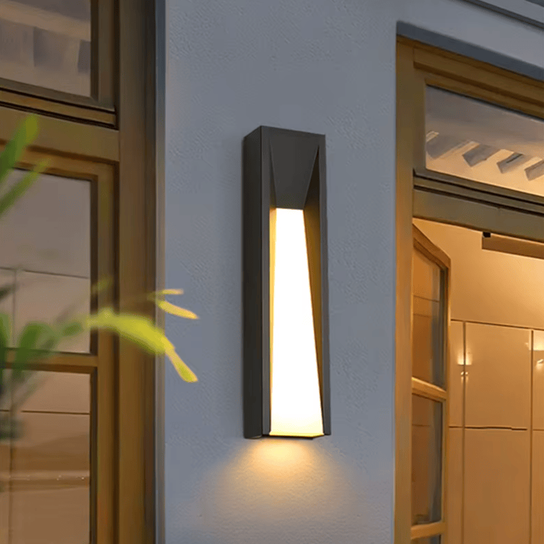 Verthara Premium Black Exterior Porch Wall Light
